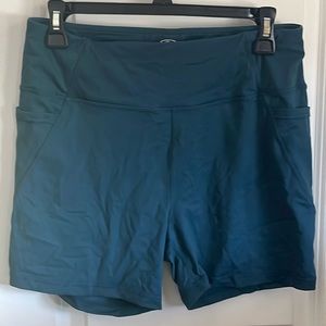 Final price Size large, teal, tight shorts by athletic Works - great condtion